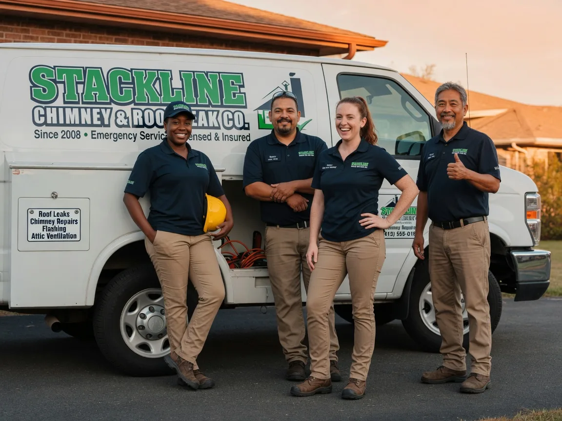 Chimney flashing repair company in Weimar, CA